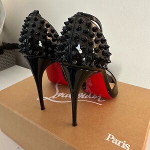 Christian Louboutin Pina Spike 100 Patent